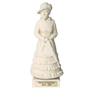 Maria Konopnicka, kolor: kość słoniowa, wys. 23 cm
